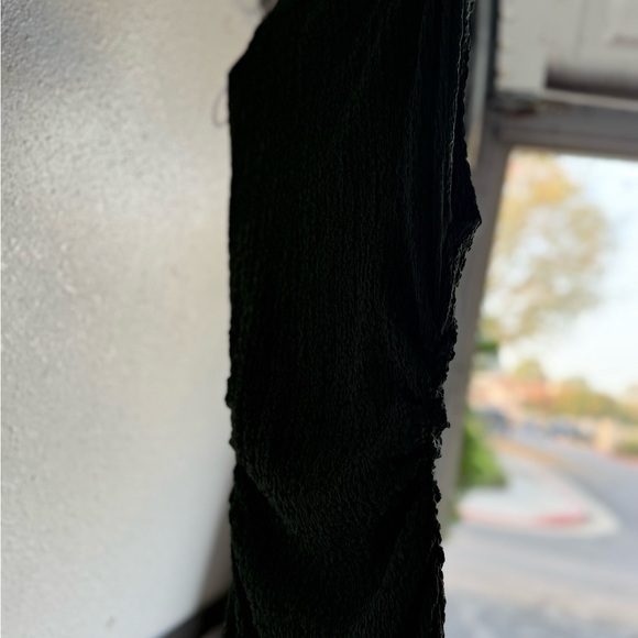 Zara Dark Green Strapless Dress - Picture 5 of 5